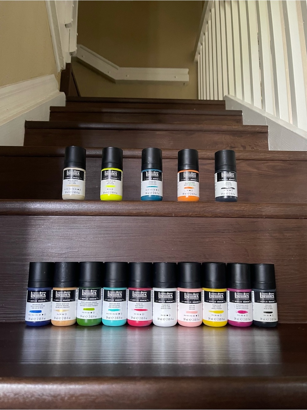Liquitex Professional Heavy Body Acrylic Paint Bundle #2 15 Colors 59ml/2US floz